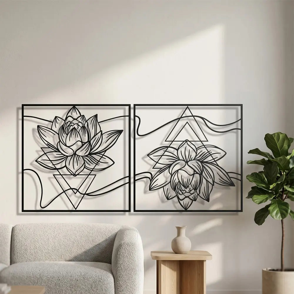 Metalen Wanddecoratie Meerluiken (Sets)