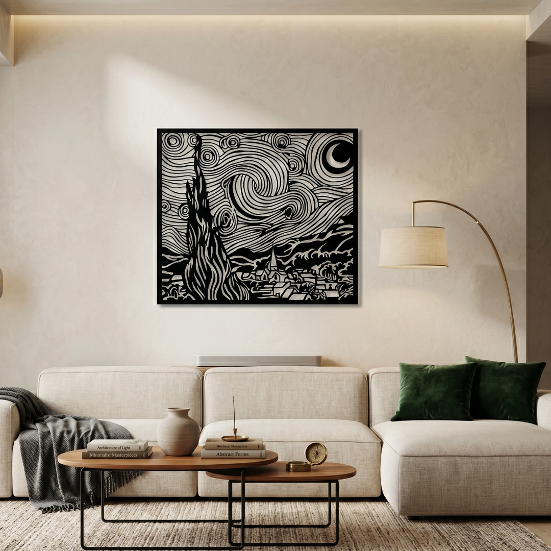 Metalen Wanddecoratie Woonkamer