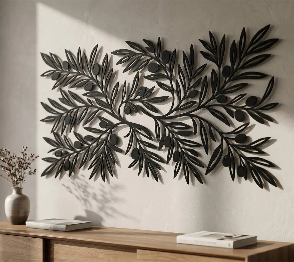 Metalen Wanddecoratie Natuur & Wereld