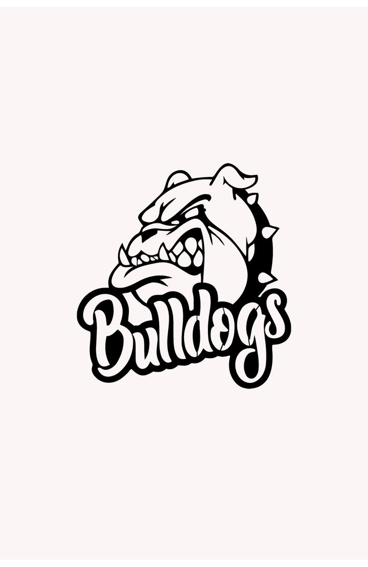 Bulldogs Logo | Metalen Wanddecoratie