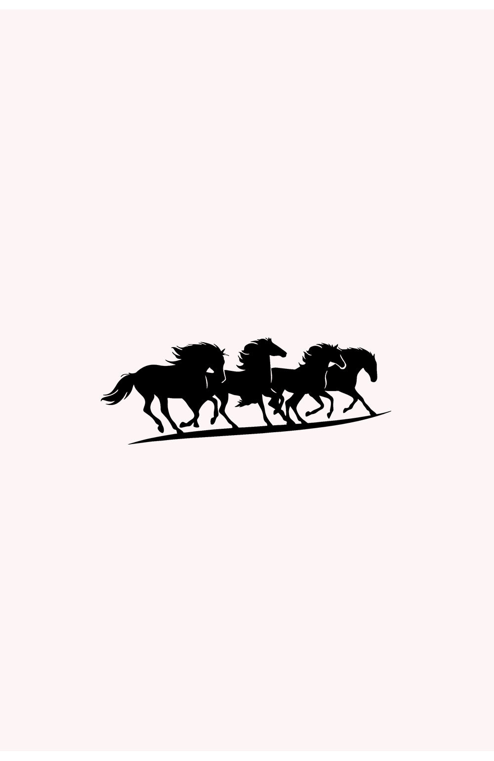 Galopperende Paarden Kudde | Metalen Wanddecoratie