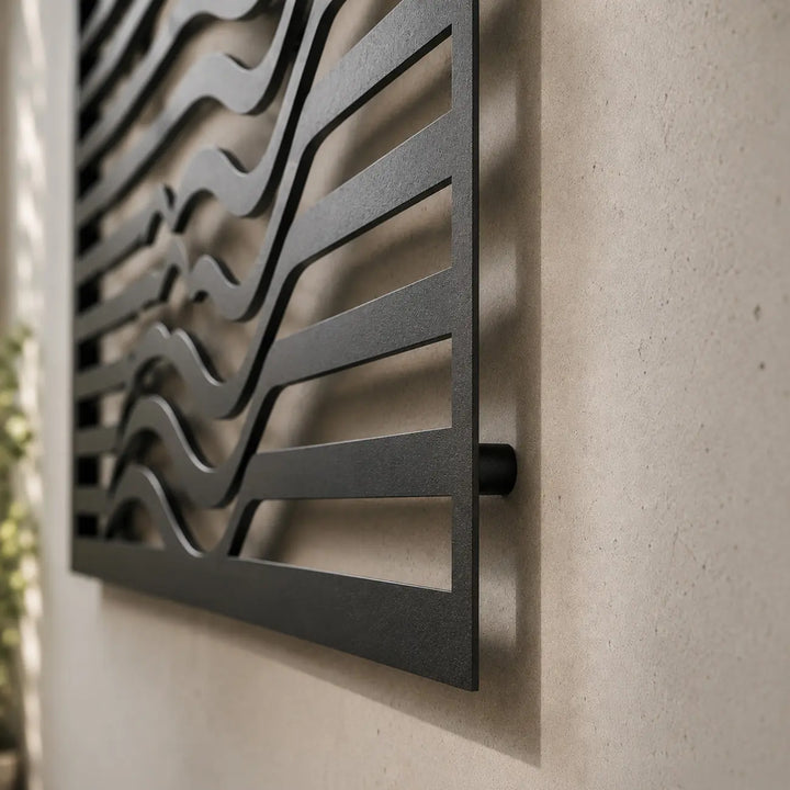 Optical Wave | Metalen Wanddecoratie