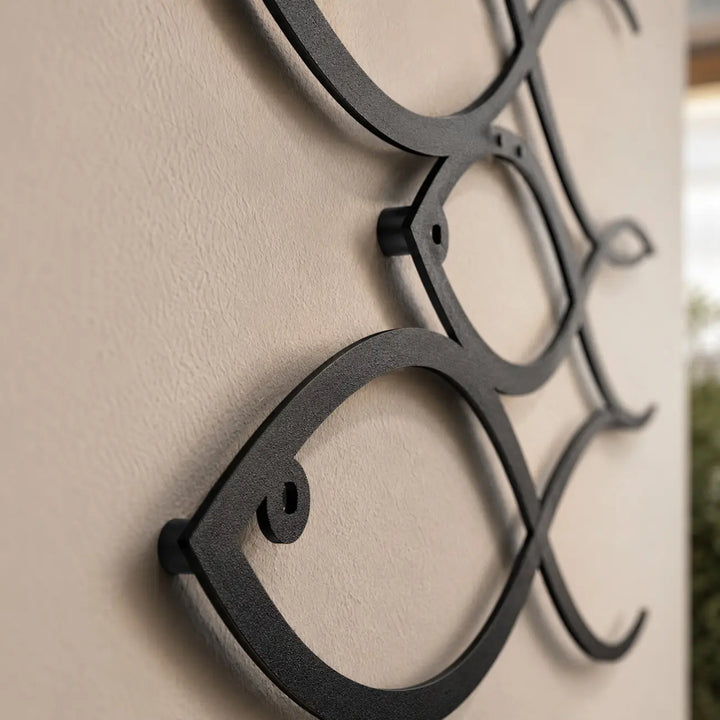 Minimalistische School Vissen | Metalen Wanddecoratie