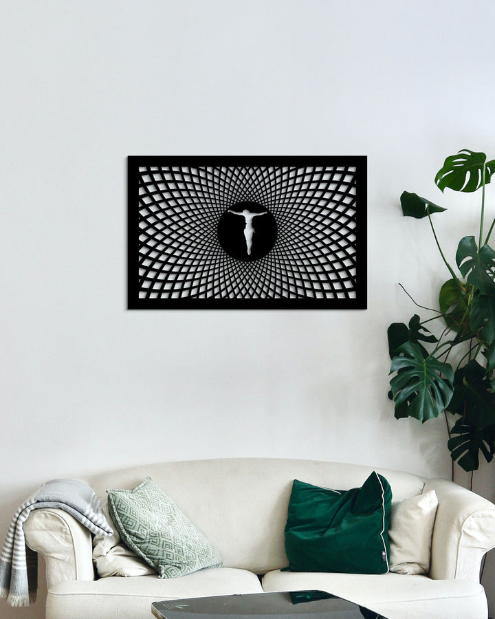 The Living Cross | Metalen Wanddecoratie