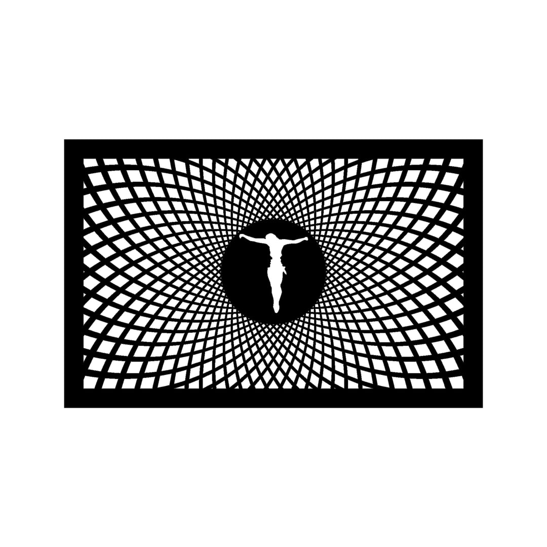 The Living Cross | Metalen Wanddecoratie