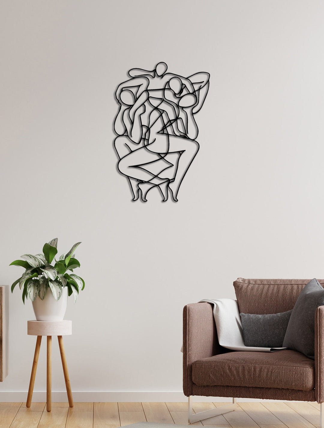 Modern Whimsical Dance | Metalen Wanddecoratie