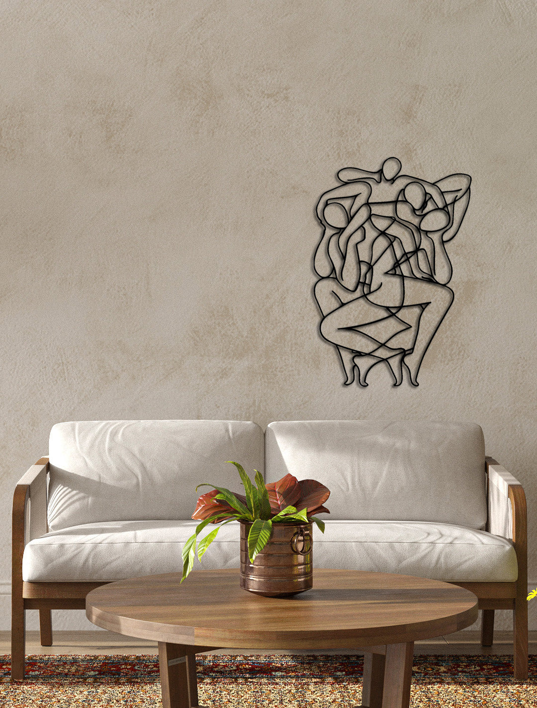 Modern Whimsical Dance | Metalen Wanddecoratie