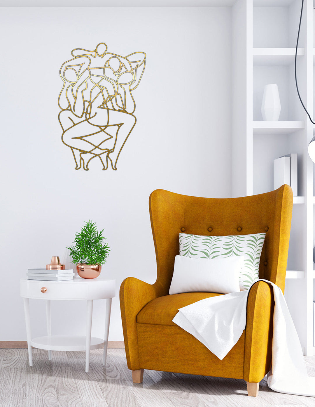 Modern Whimsical Dance | Metalen Wanddecoratie
