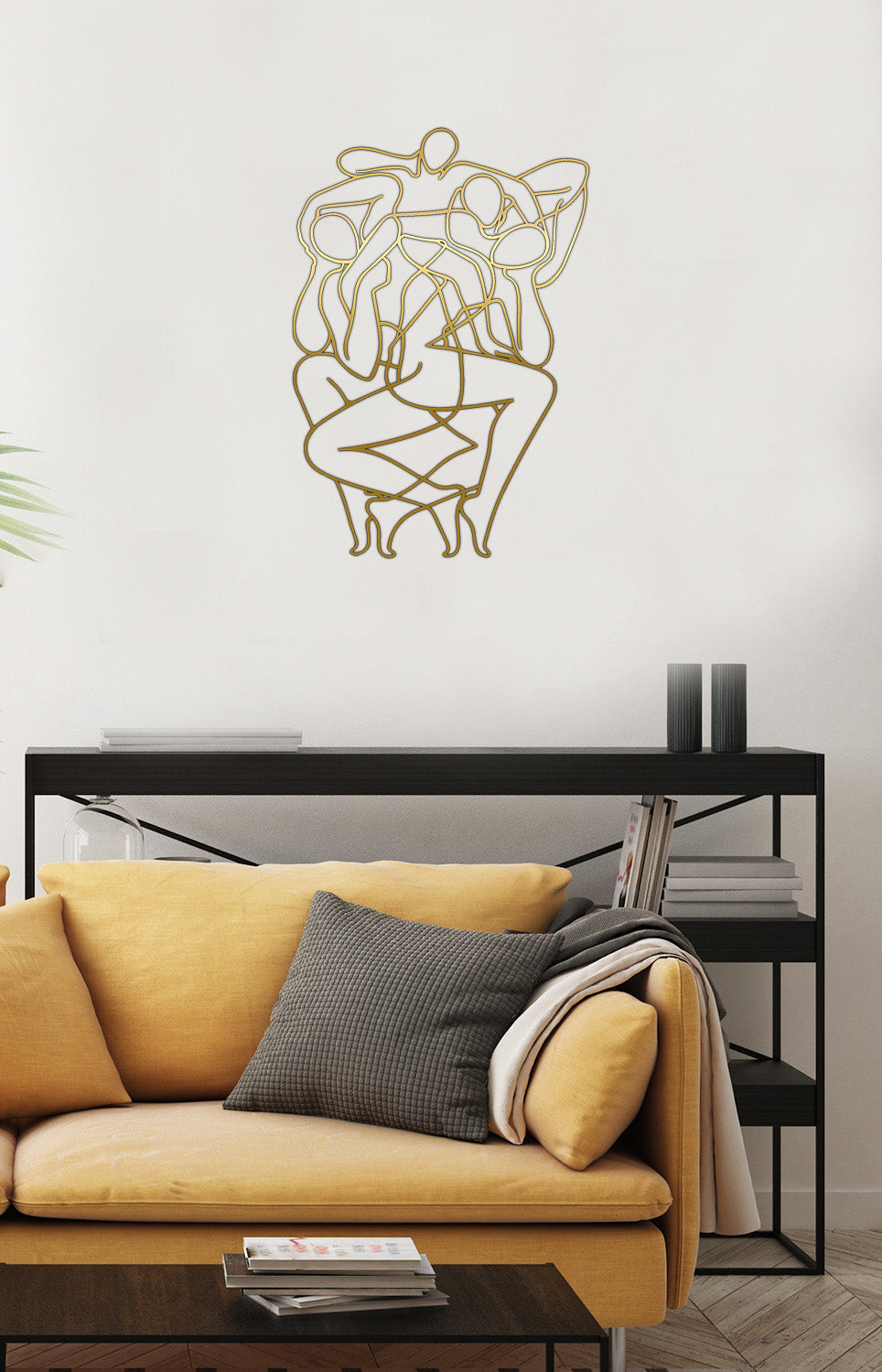 Modern Whimsical Dance | Metalen Wanddecoratie