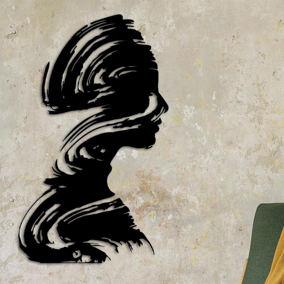 Abstract Muse | Metalen Wanddecoratie