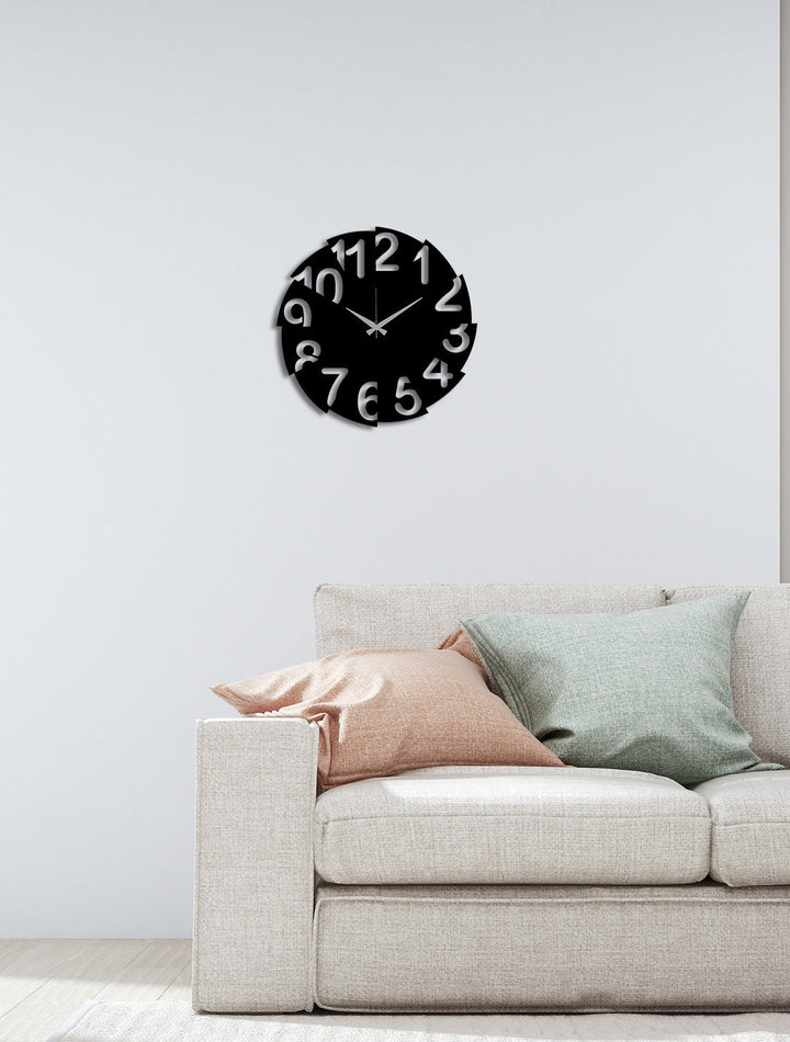 Vortex Motion | Metalen Wandklok