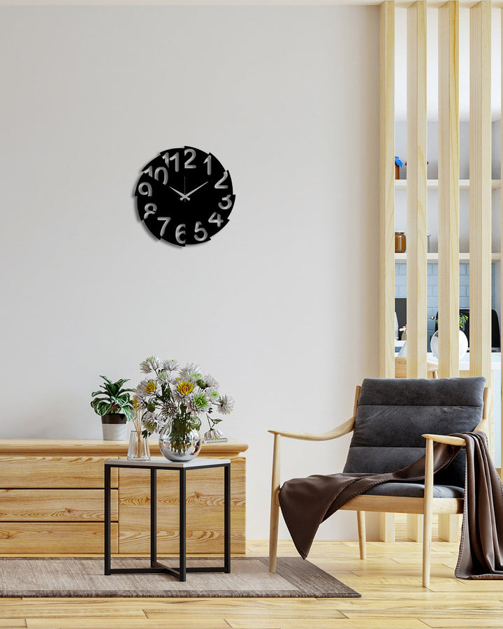 Vortex Motion | Metalen Wandklok