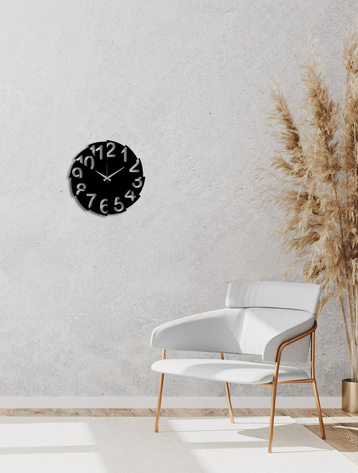 Vortex Motion | Metalen Wandklok