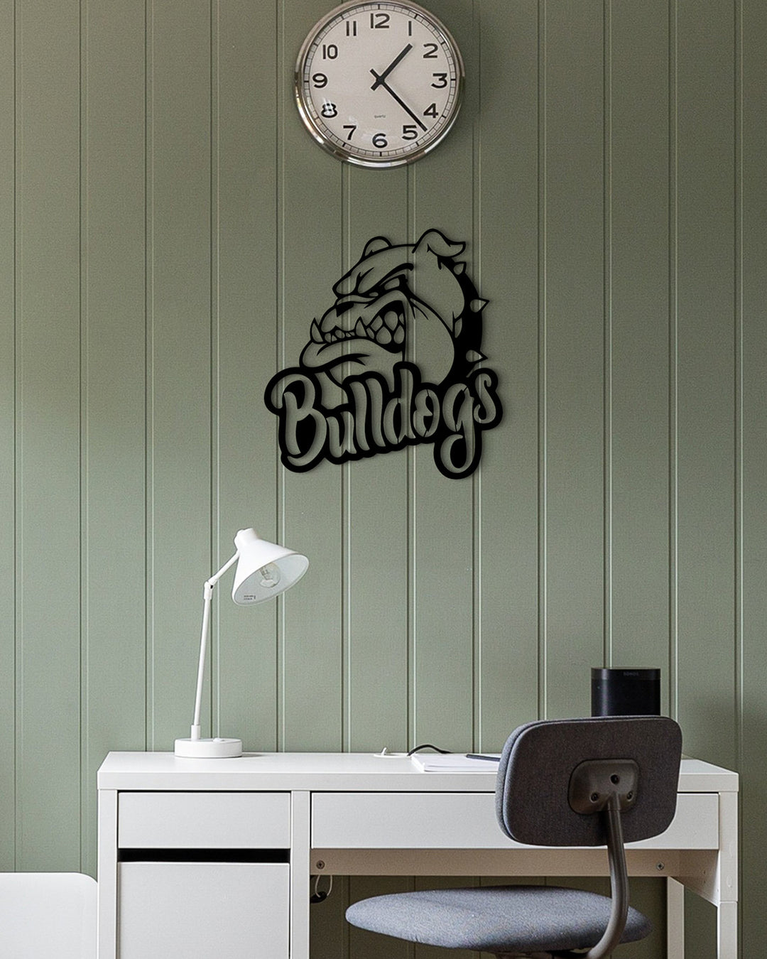 Bulldogs Logo | Metalen Wanddecoratie