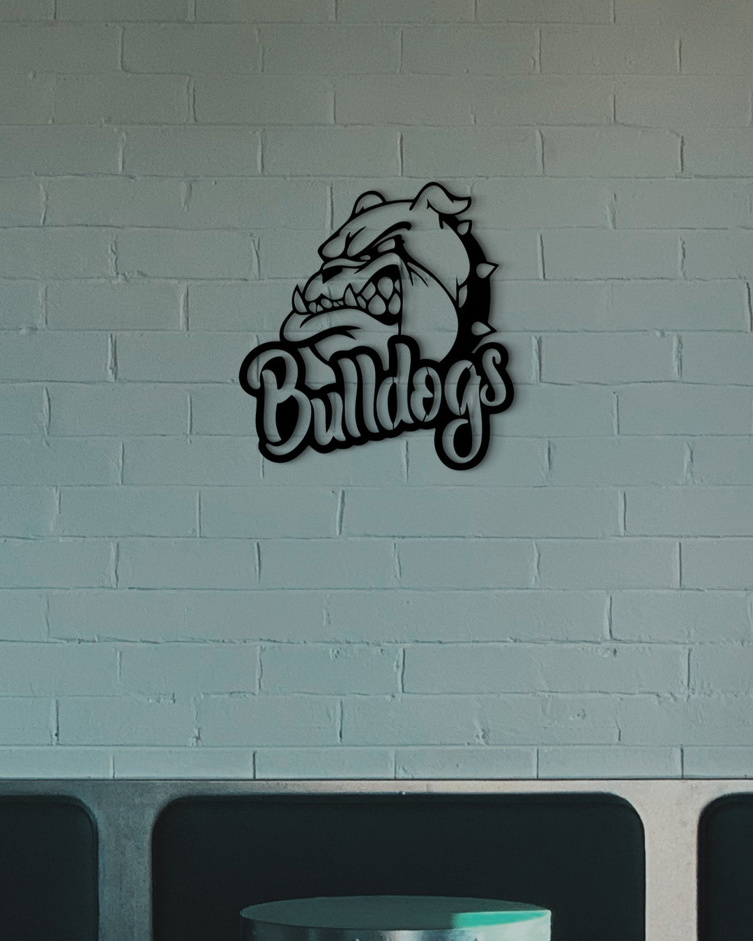 Bulldogs Logo | Metalen Wanddecoratie
