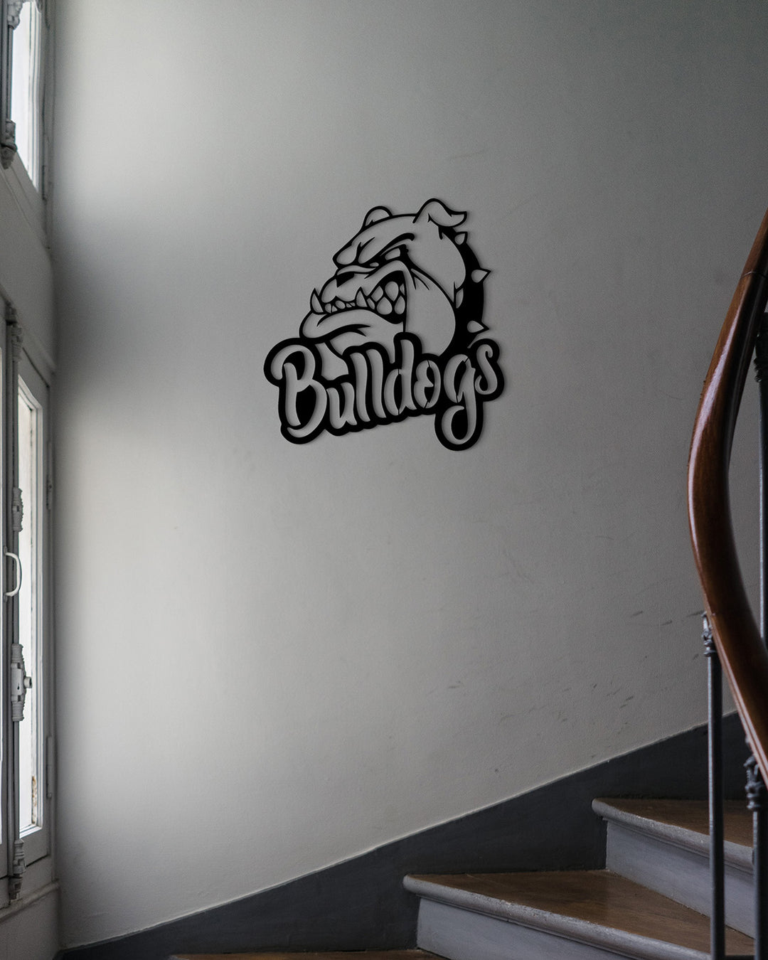 Bulldogs Logo | Metalen Wanddecoratie
