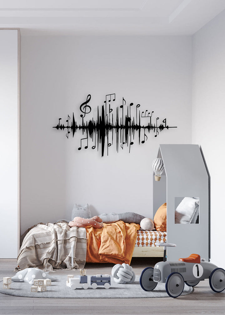 Rhythm Wave | Metalen Wanddecoratie