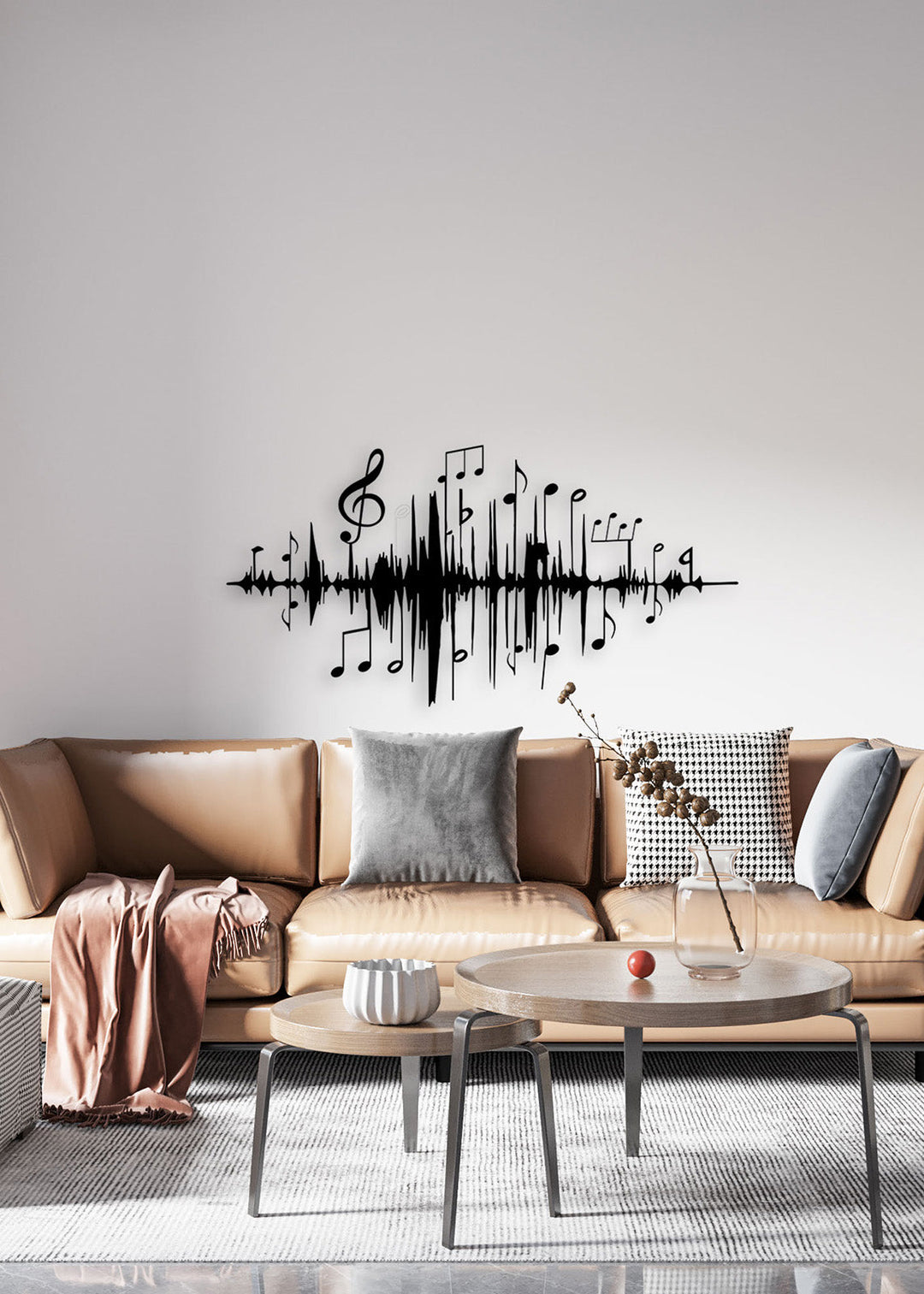 Rhythm Wave | Metalen Wanddecoratie