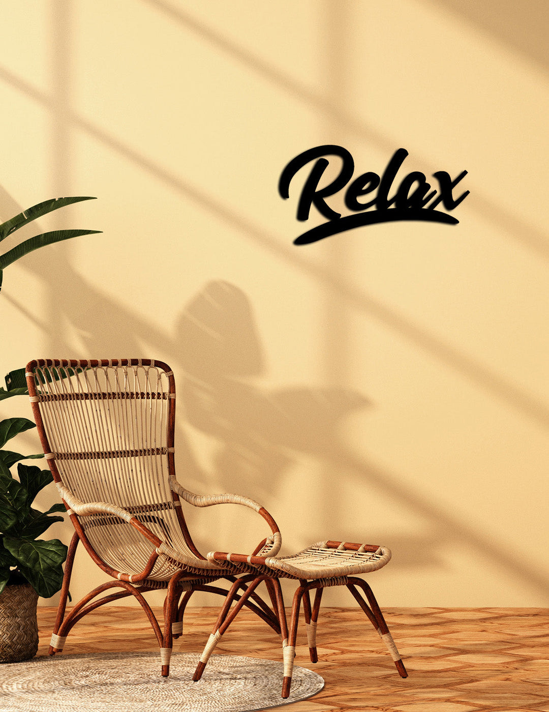 Relax | Metalen Wanddecoratie