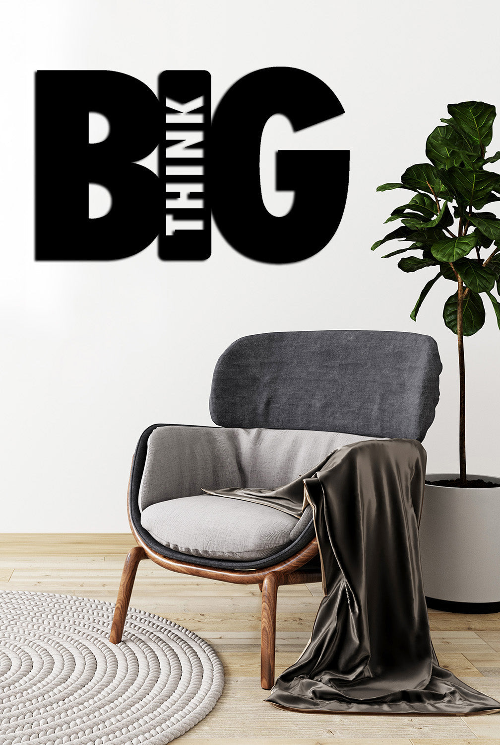 Think Big | Metalen Wanddecoratie