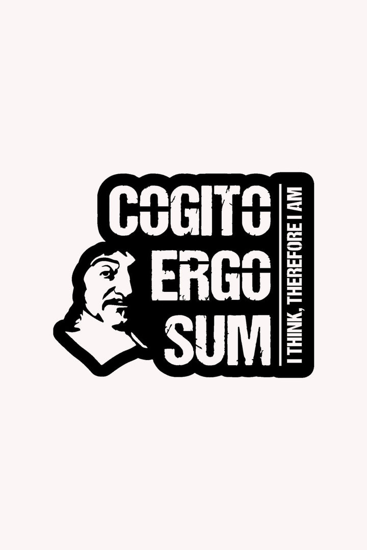 Cogito Ergo Sum | Metalen Wanddecoratie