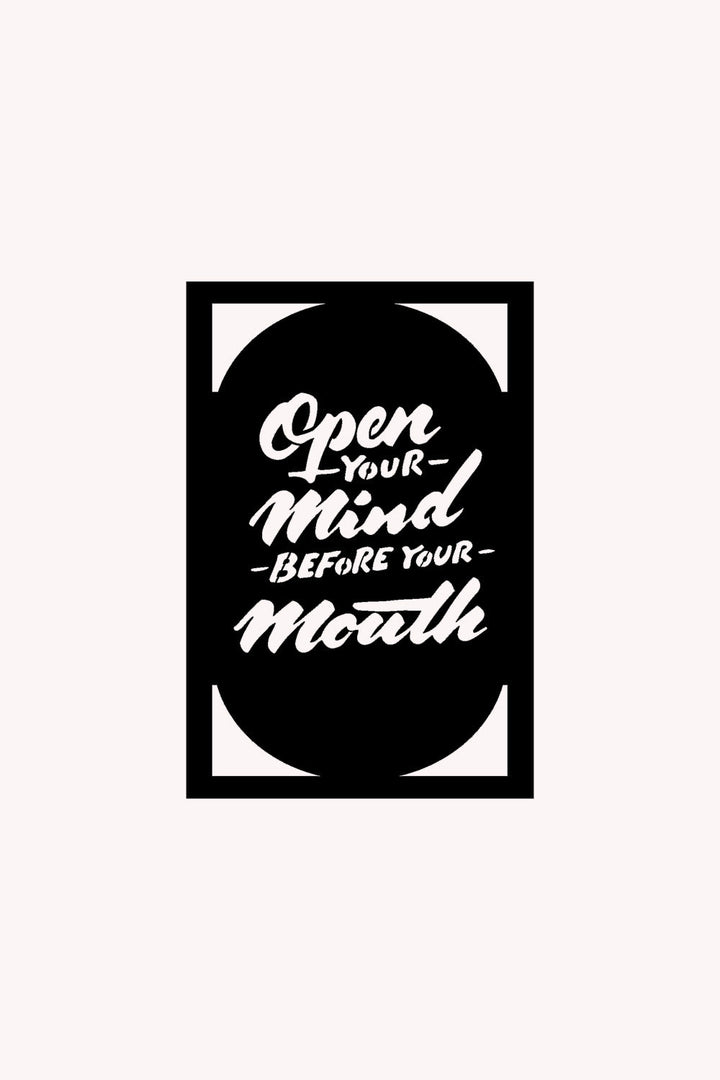 Open Your Mind | Metalen Wanddecoratie
