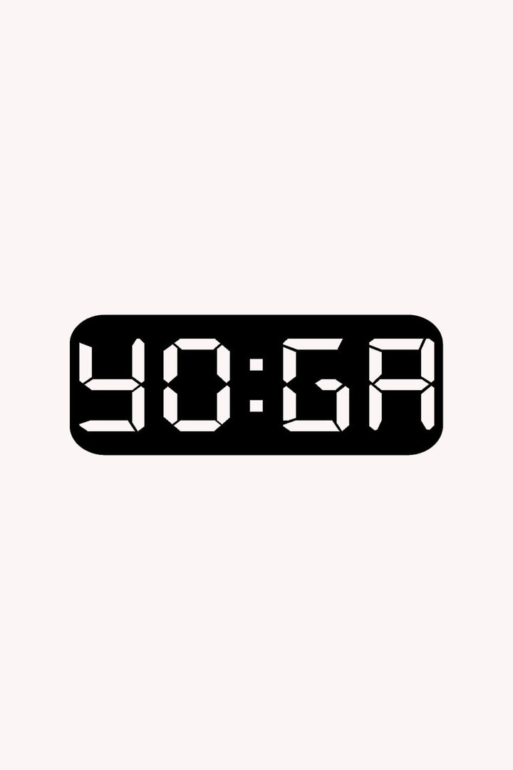 Yoga Time | Metalen Wanddecoratie
