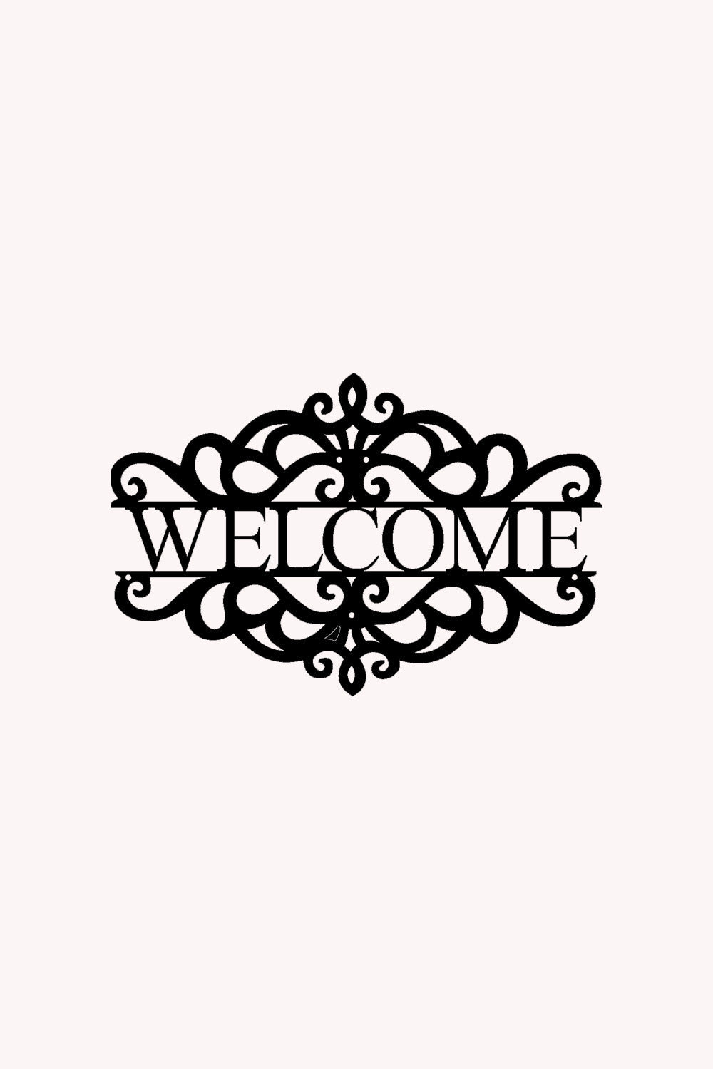 Ornate Welcome | Metalen Wanddecoratie