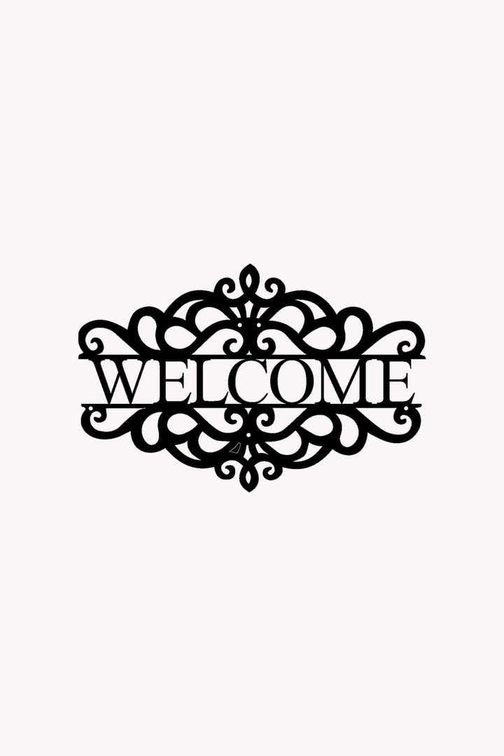 Ornate Welcome | Metalen Wanddecoratie