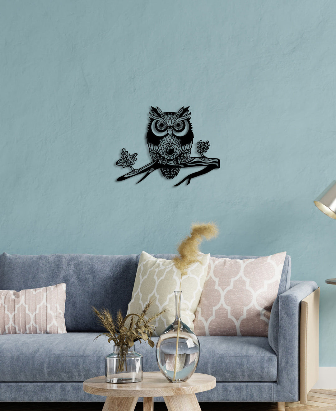Mandala Owl | Metalen Wanddecoratie