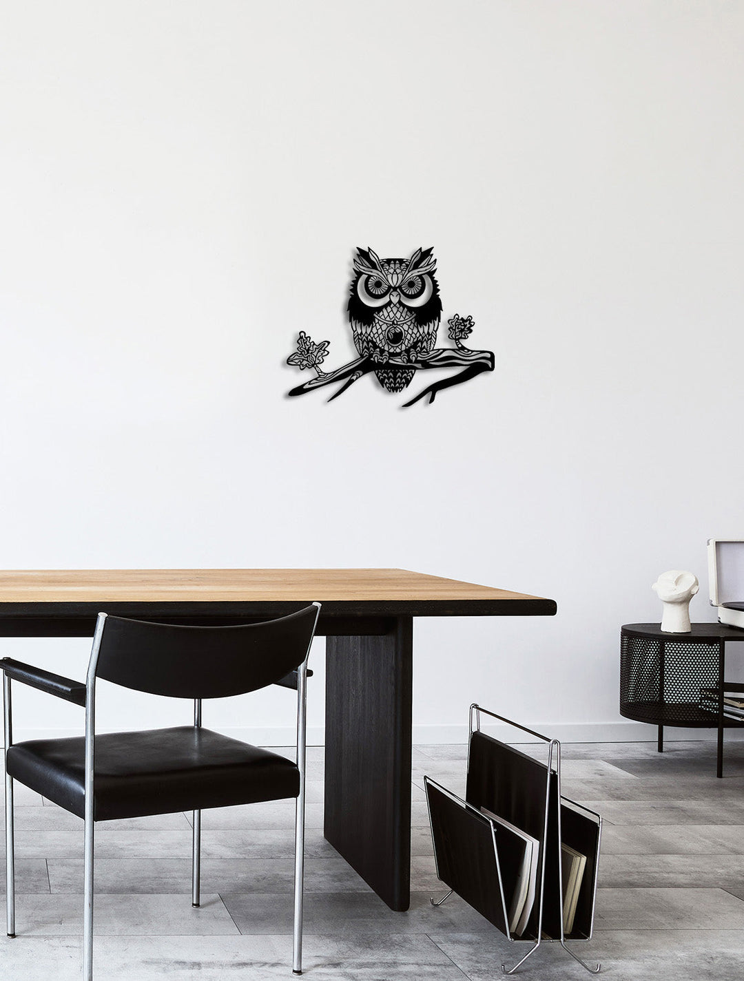 Mandala Owl | Metalen Wanddecoratie