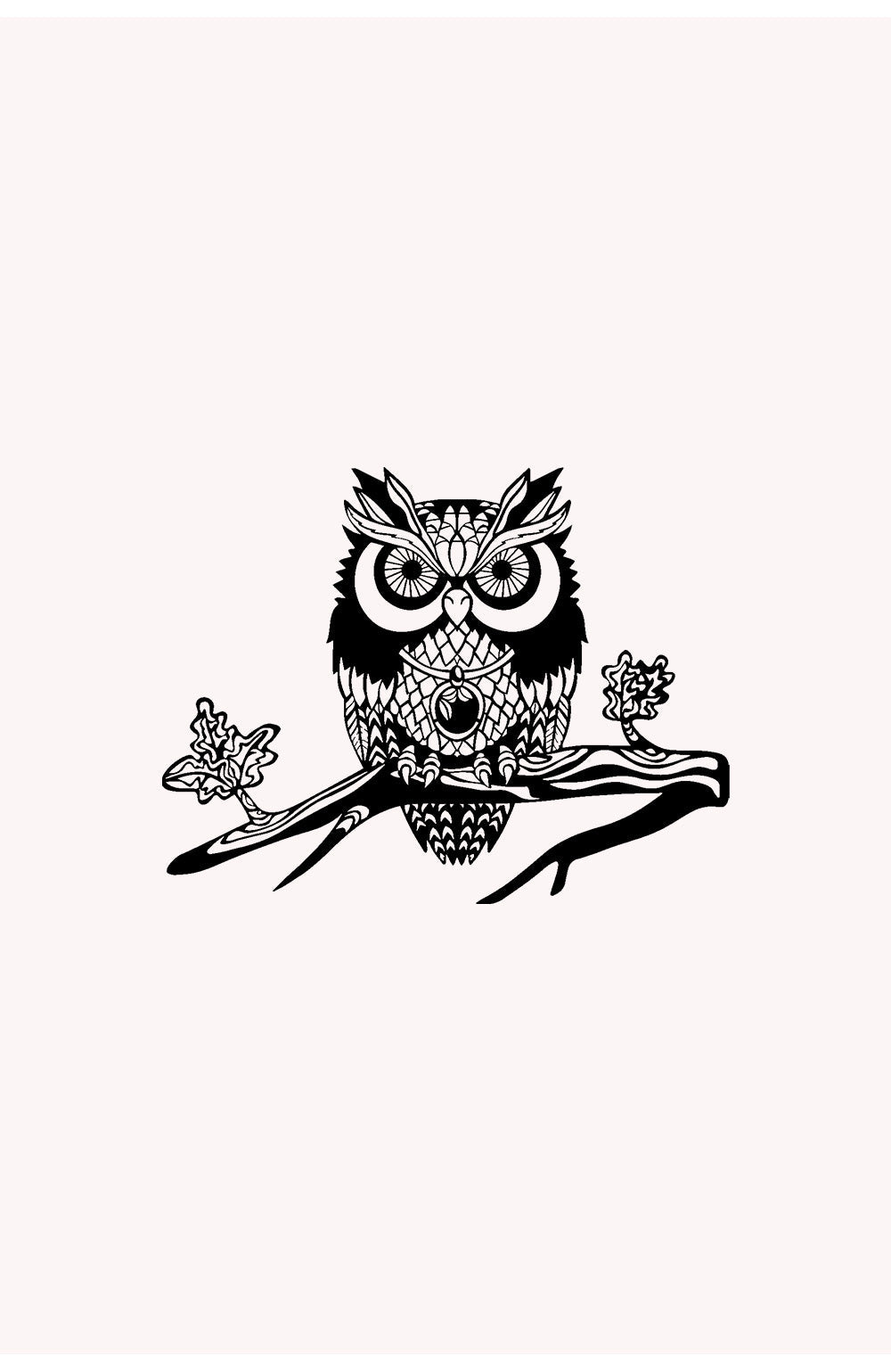 Mandala Owl | Metalen Wanddecoratie