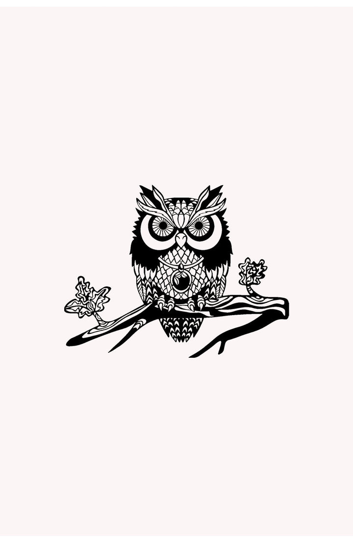 Mandala Owl | Metalen Wanddecoratie