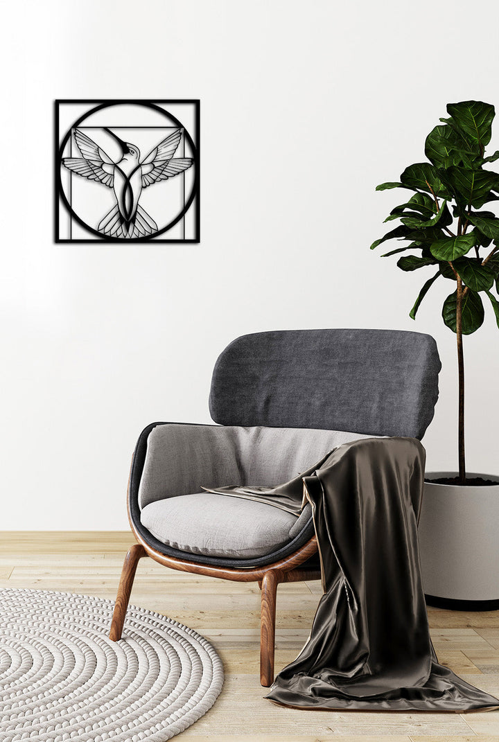 Da Vinci Bird | Metalen Wanddecoratie