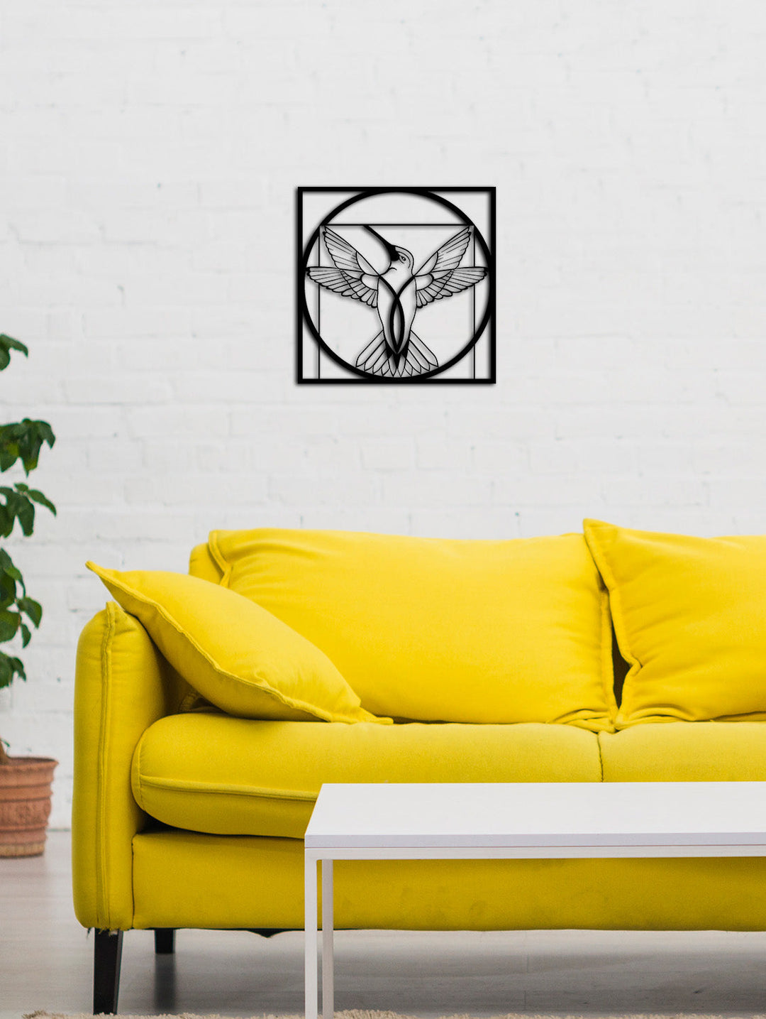 Da Vinci Bird | Metalen Wanddecoratie