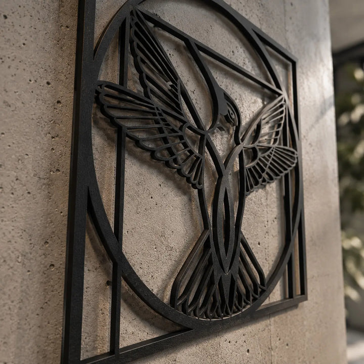 Da Vinci Bird | Metalen Wanddecoratie