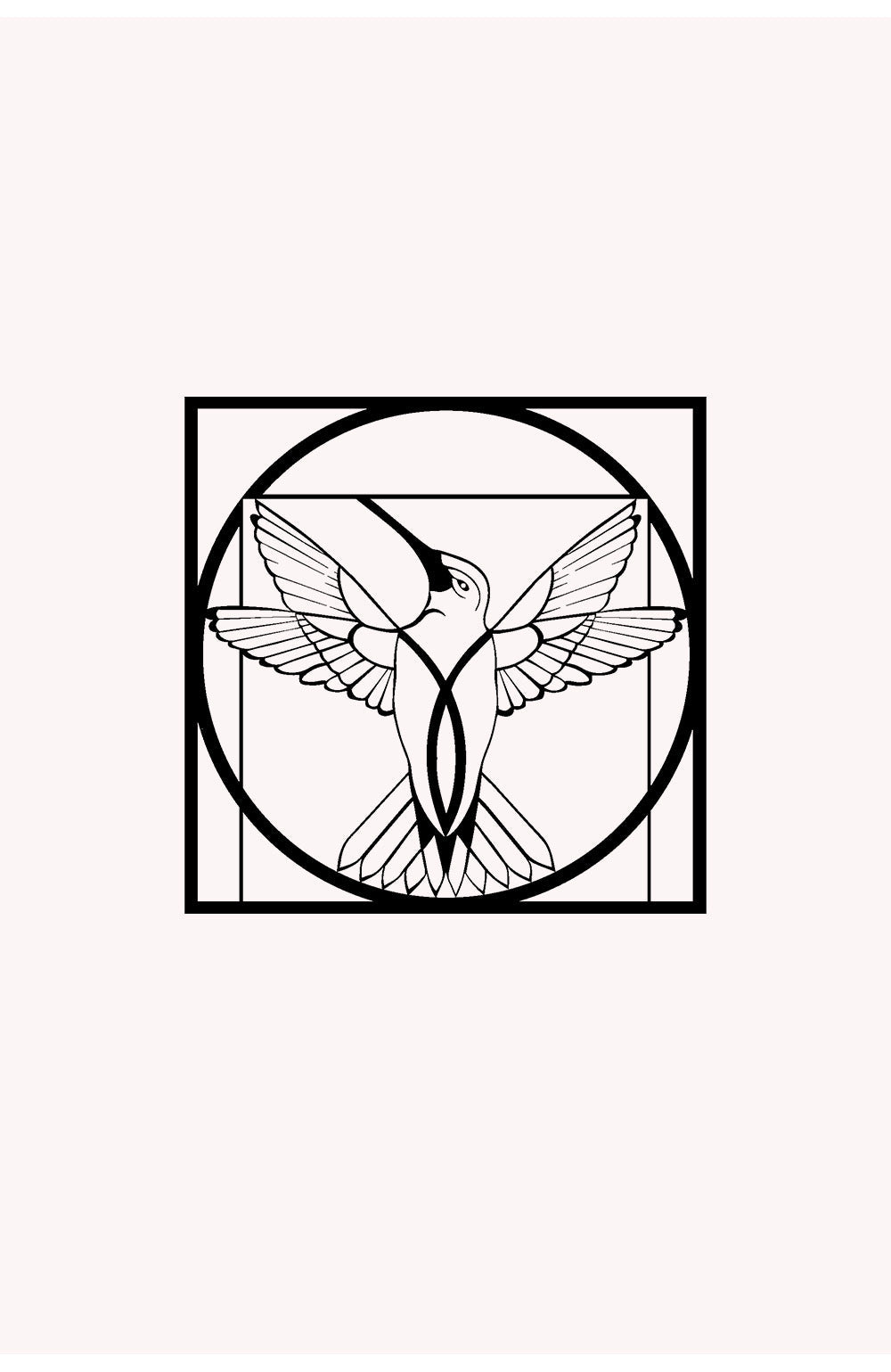 Da Vinci Bird | Metalen Wanddecoratie