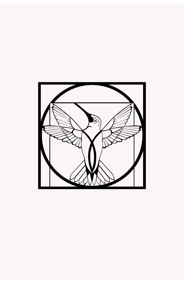 Da Vinci Bird | Metalen Wanddecoratie