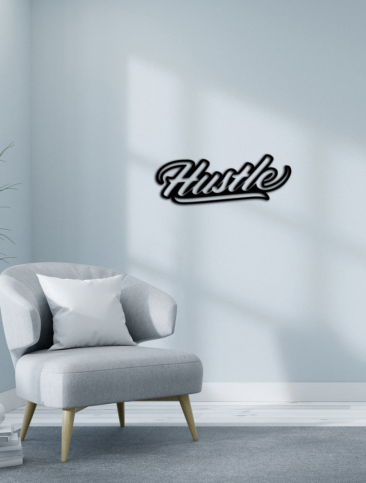 Milieuvriendelijke wanddecoratie van 100% recyclebaar metaal. Eco-friendly wall decor made of 100% recyclable metal.