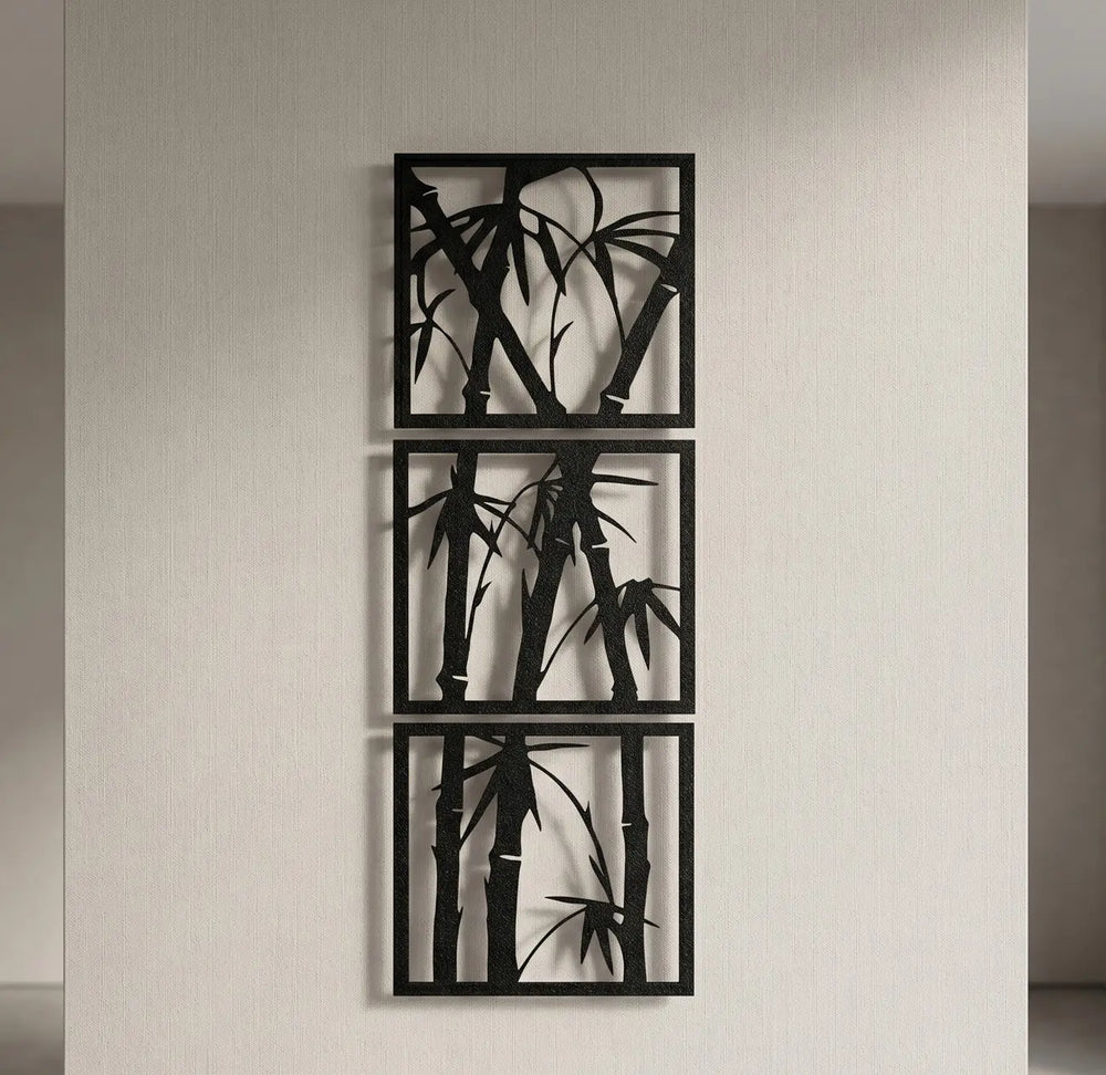 Japandi interieur metaal botanisch design bamboe bladeren rustgevend