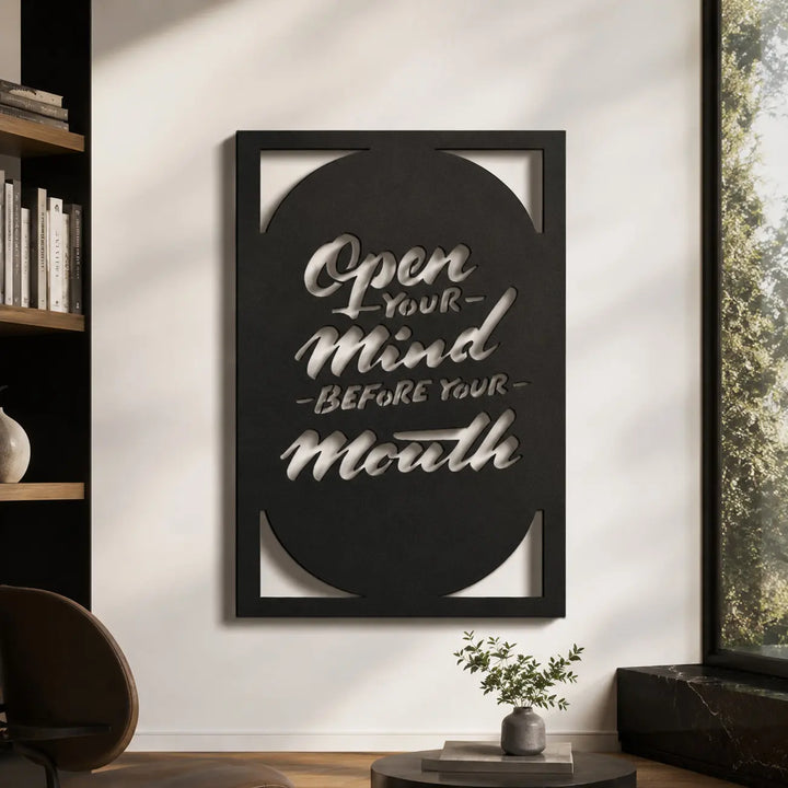 Professionele motiverende wanddecoratie voor op kantoor of thuiswerkplek. Professional motivating office wall art for workspace.