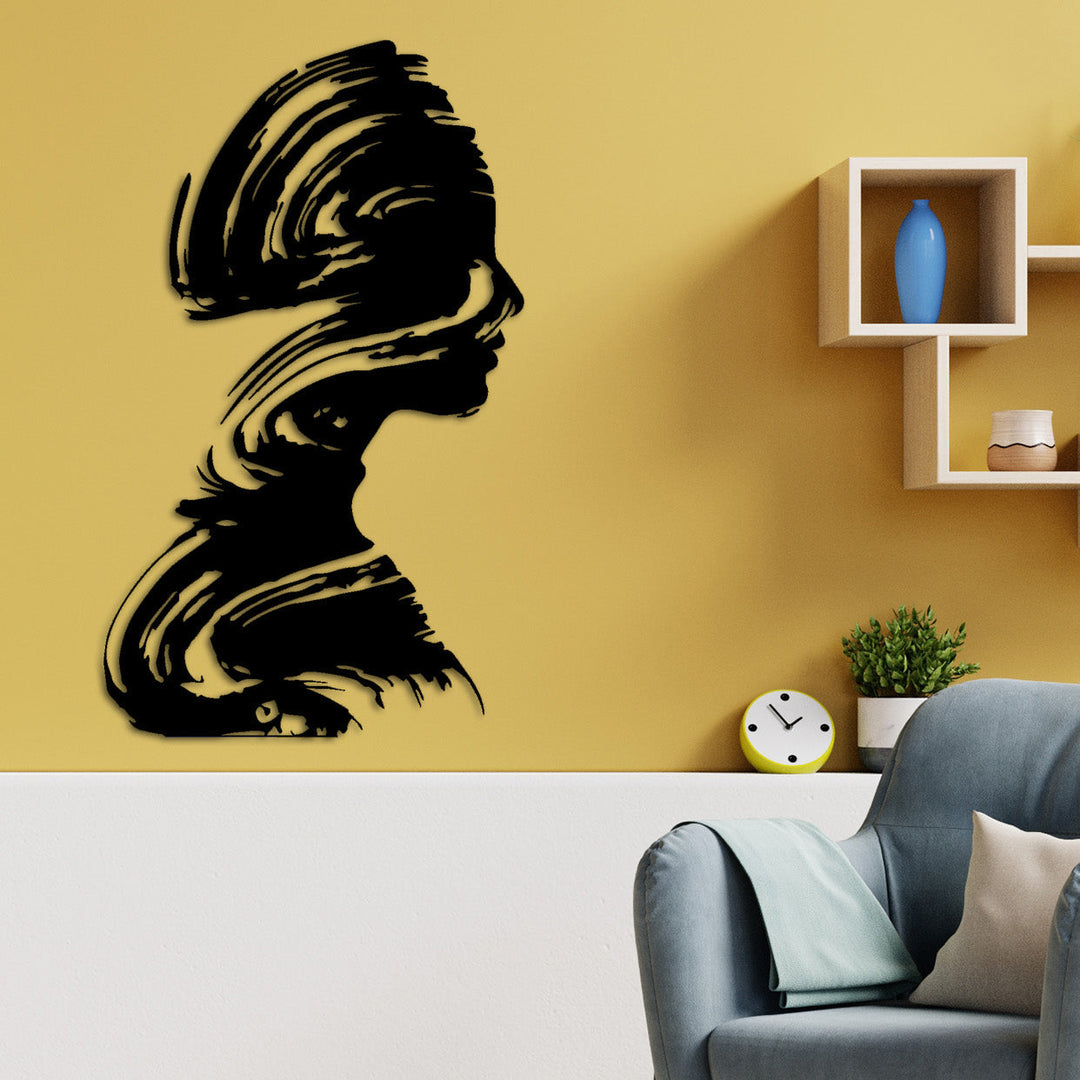 Moderne vrouwen kunst wanddecoratie voor woonkamer