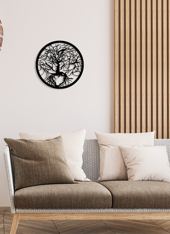 Het ideale housewarming of familie cadeau: de metalen 'Tree of Life'. The ideal housewarming or family gift: the metal 'Tree of Life'.