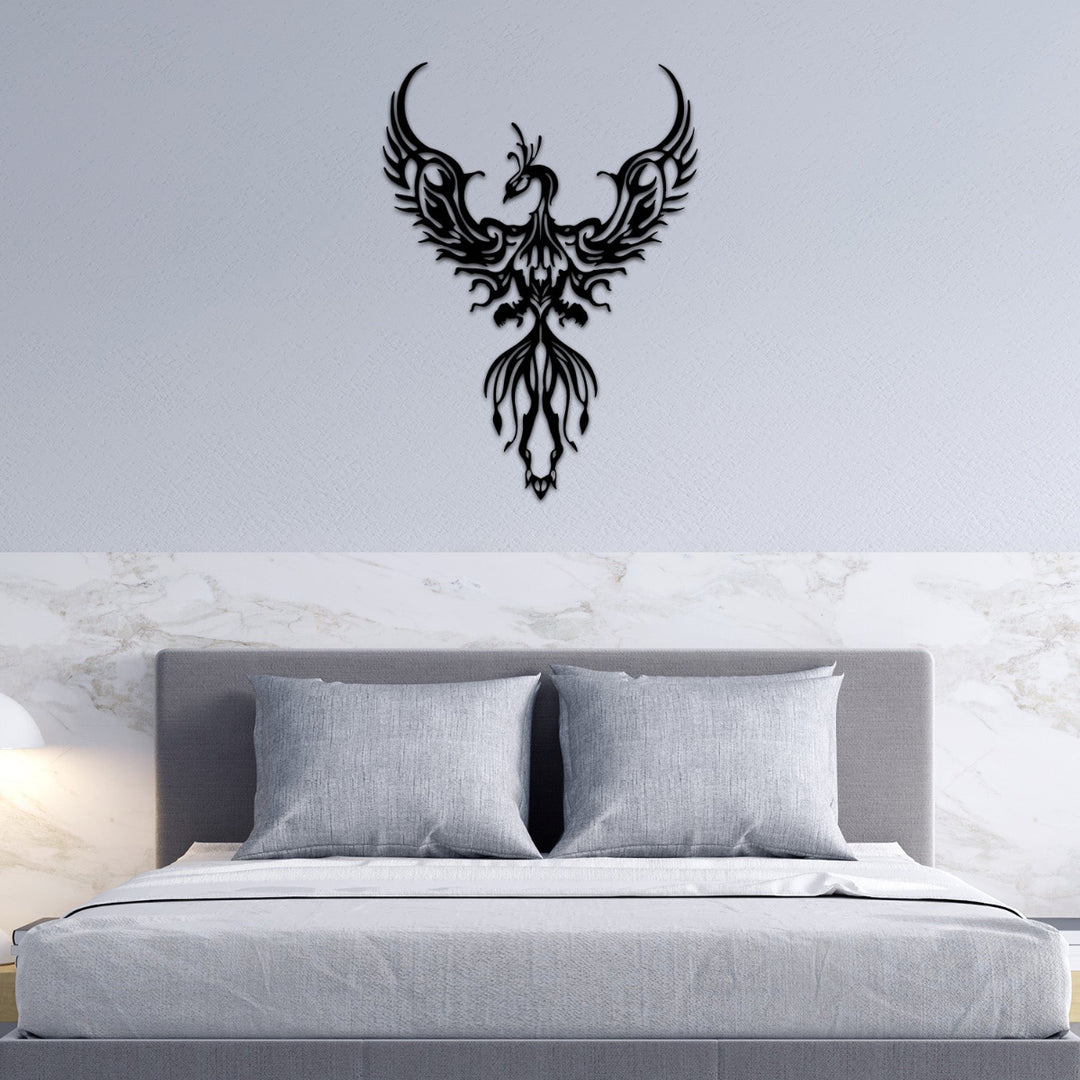 Phoenix Spirit metal wall art