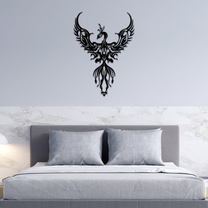 Phoenix Spirit metal wall art