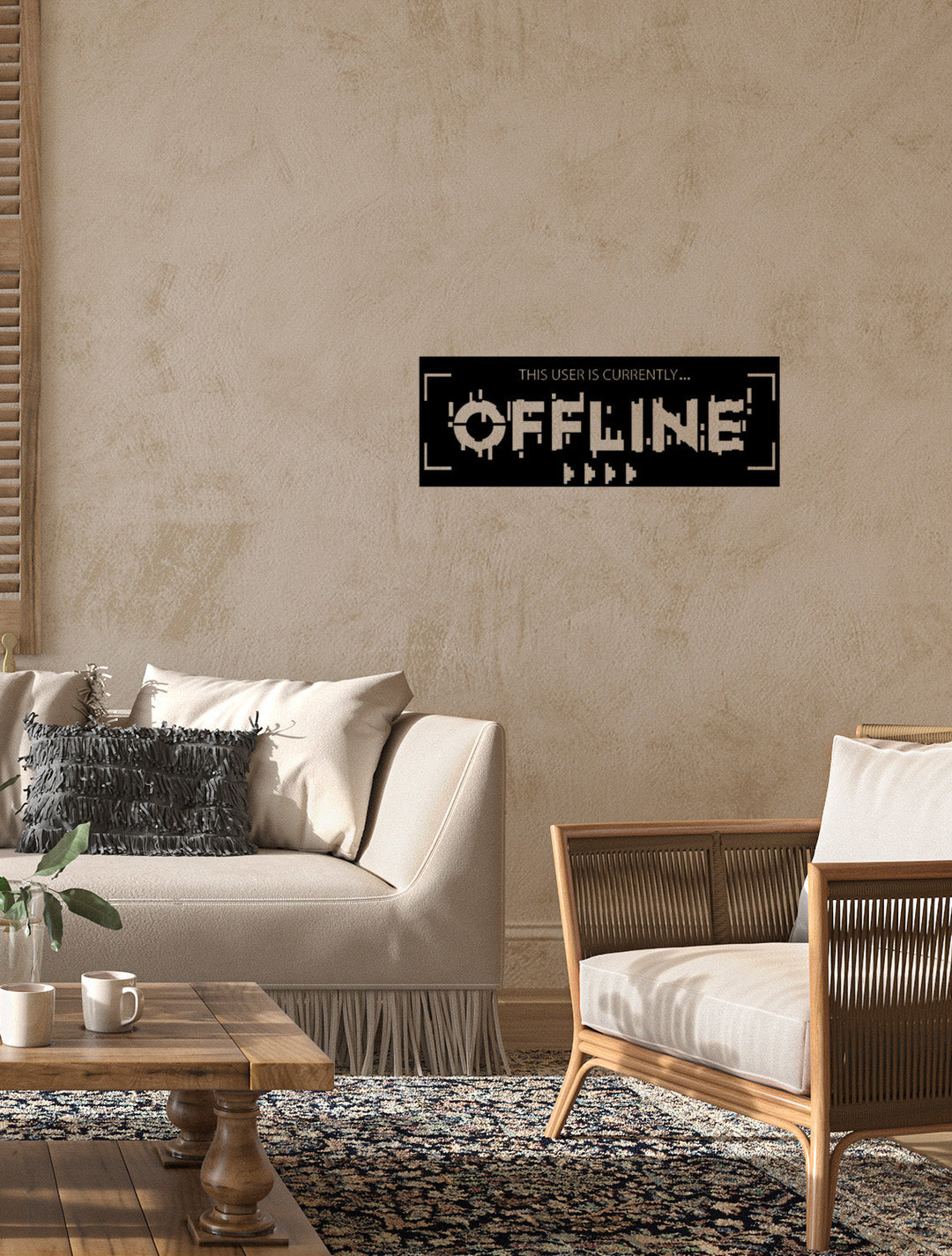 Retro gaming stijl wanddecoratie met een modern pixel effect. Retro gaming style wall art with a modern pixel effect.