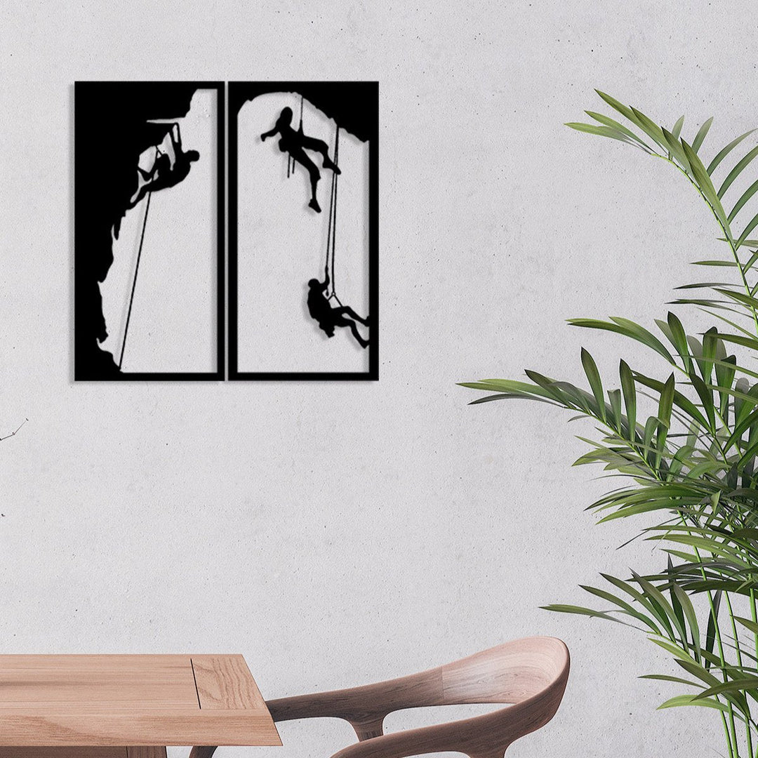 Een vleugje avontuur in de keuken met de 'Peak Challenge' wanddecoratie. A touch of adventure in the kitchen with the 'Peak Challenge' wall decor.