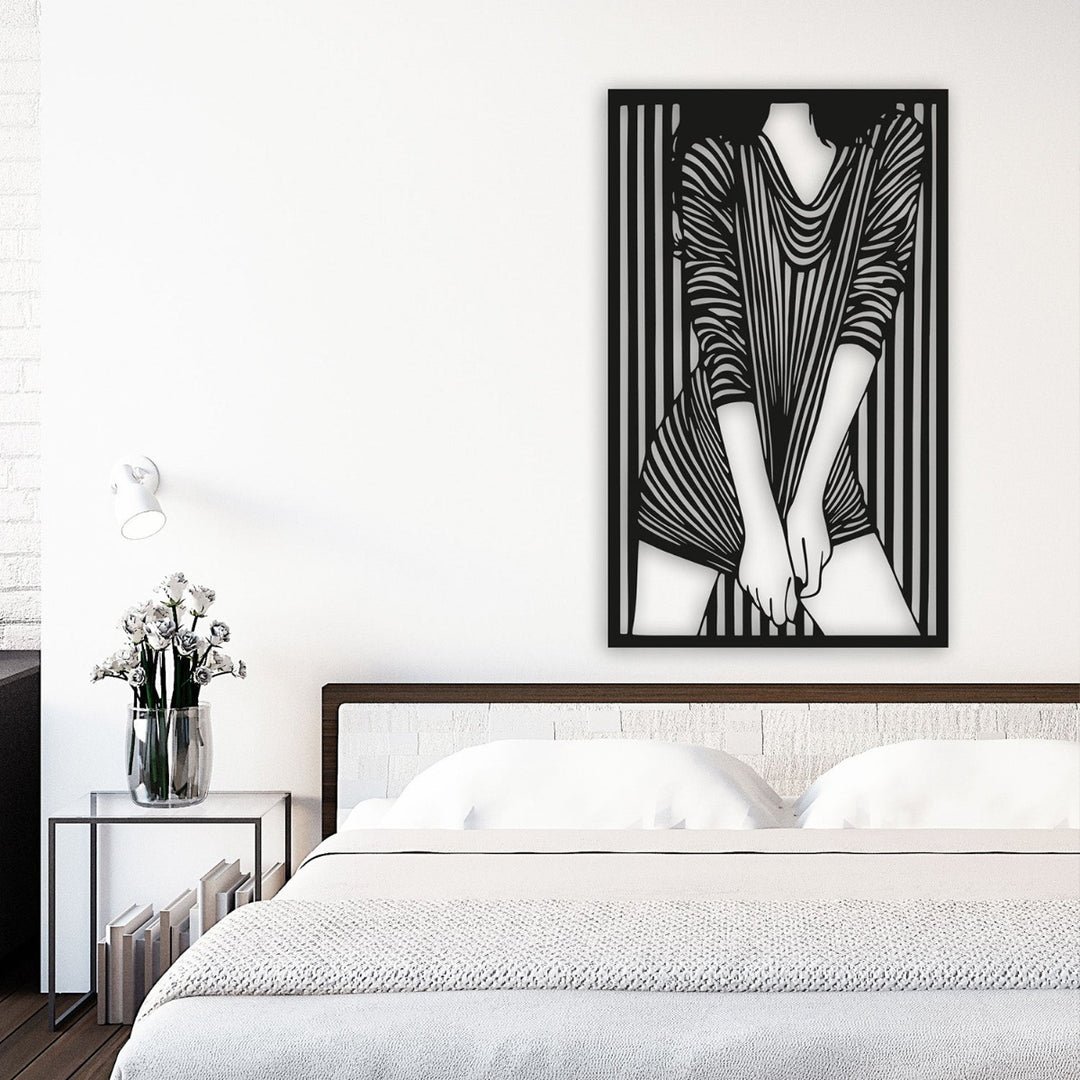 Luxe mode kunst voor walk-in closet en slaapkamer