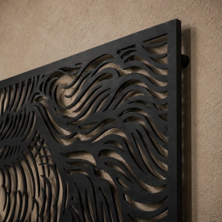 Gezonde Zero VOC matzwarte finish op 1.5mm dik metaal voor een luxe uitstraling. Healthy Zero VOC matte black finish on 1.5mm thick metal for a luxury look.